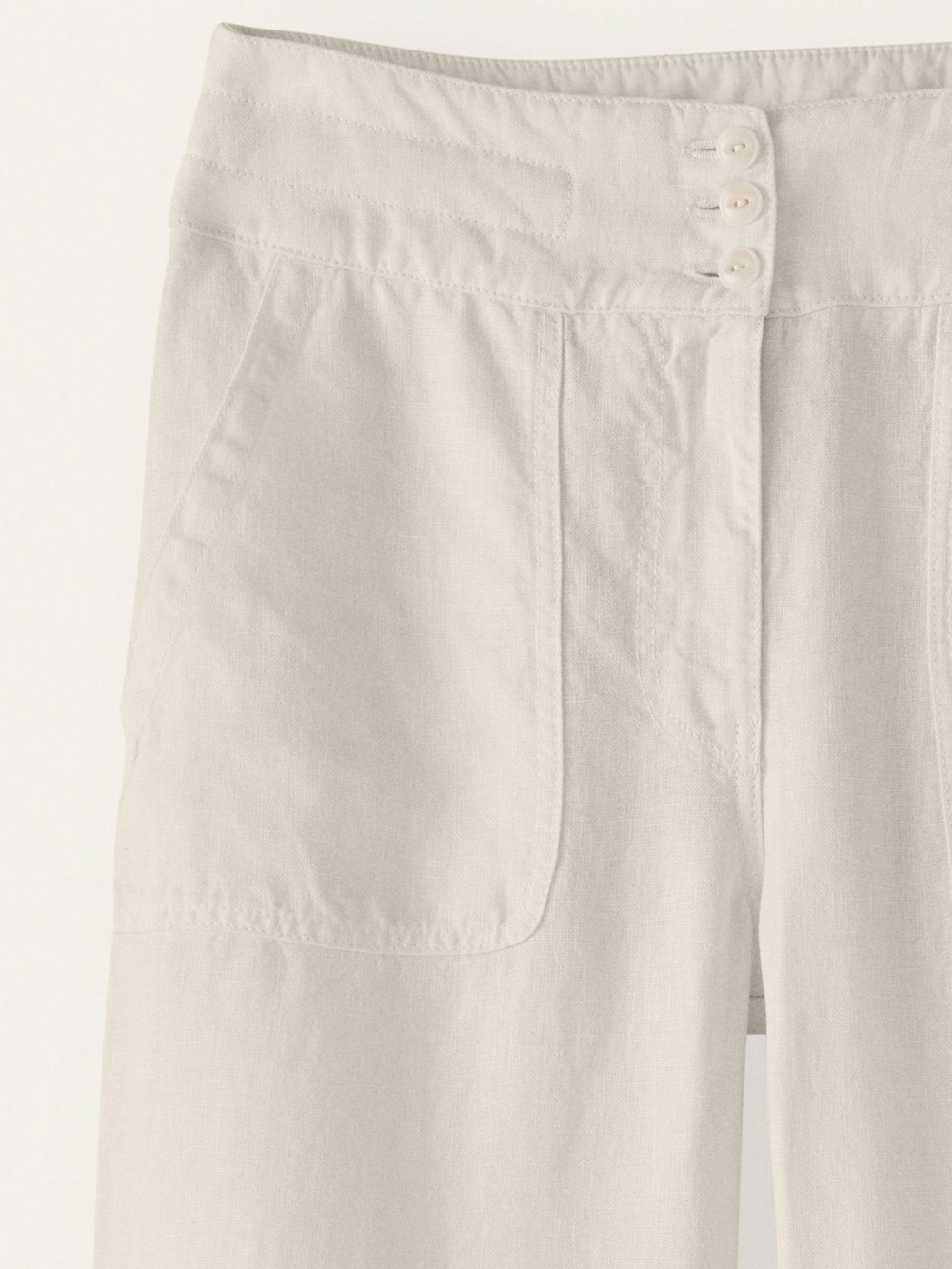 Poetry Heavy-Linen Trousers Ecru size 29 - Picture 14 of 15